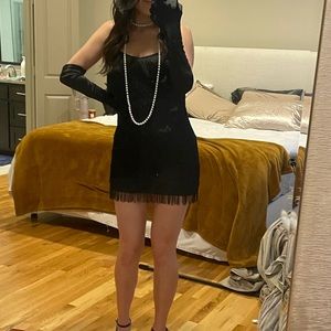 Dreamgirl Tassle dress ! Size small